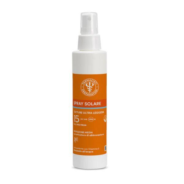 Unifarco Spray Solare Corpo SPF15 con Attivatore di Abbronzatura 150 ml