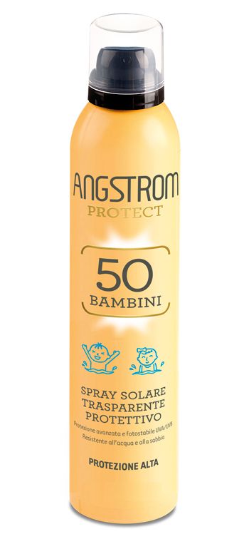 Angstrom Bambini Spray Solare Trasparente Protettivo Spf50 250 ml