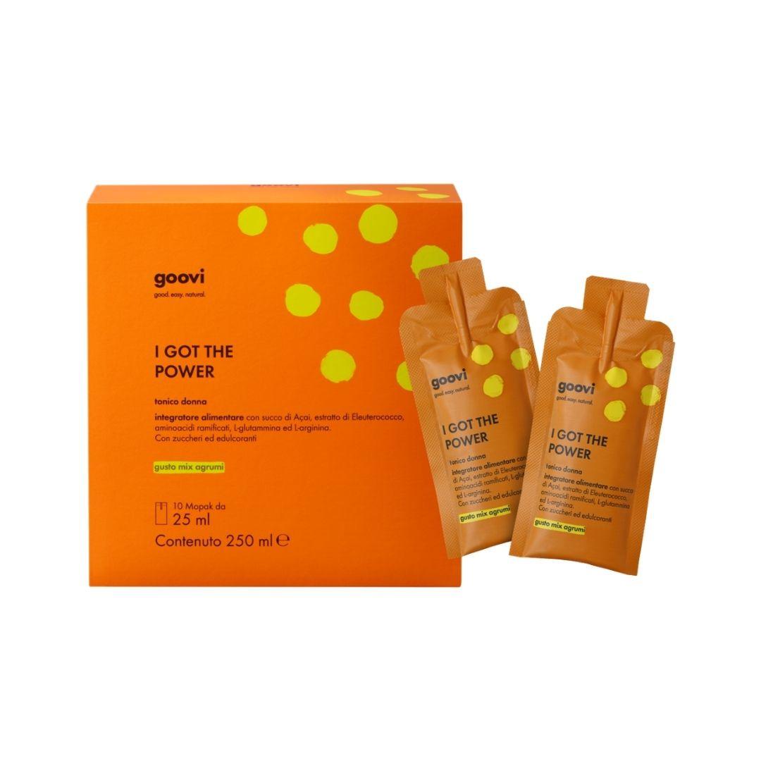Goovi Tonico Donna Integratore Alimentare Gusto Mix Agrumi 10x25ml