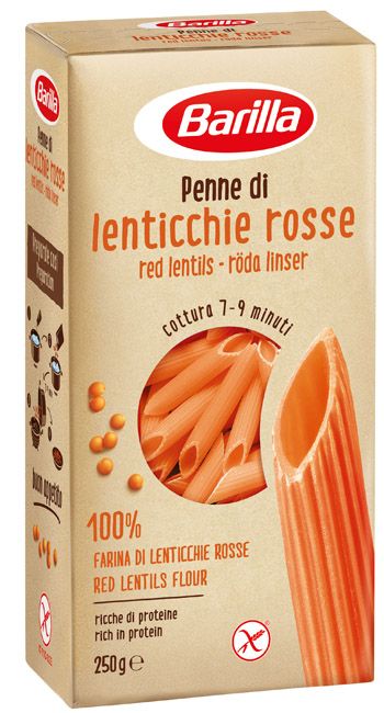 Barilla Penne di Lenticchie Rosse 250g