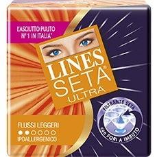 Lines Seta Ultra Assorbente Leggero per Flussi Leggeri 14 Pezzi