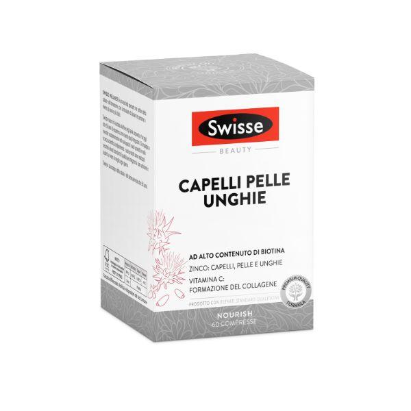 Swisse Capelli Pelle Unghie Integratore co Biotina 60 compresse