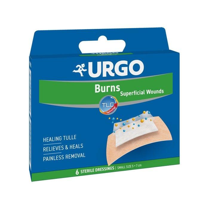 Cerotto Urgo Ustioni Superficiali 5x7cm 6 Pezzi