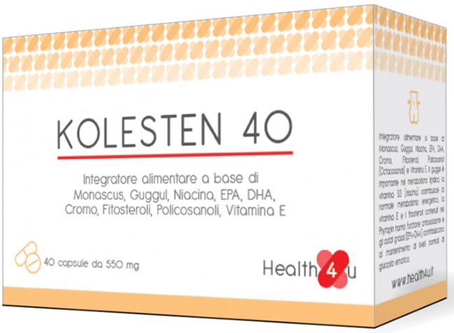 Kolesten 40 Integratore per il Colesterolo 45 Capsule