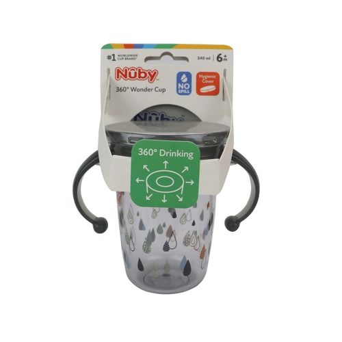 Nuby 360 Wonder Cup con Trita Frutta 240 ml