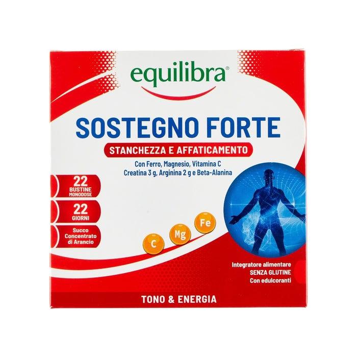 Equilibra Sostegno Forte Integratore Tonico Energetico 22 Bustine