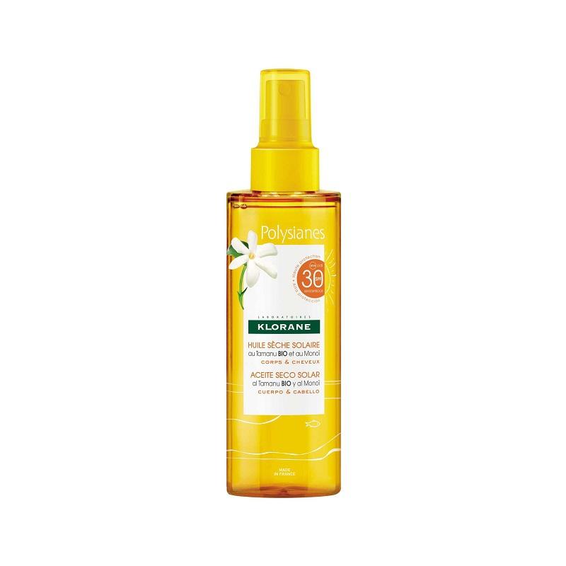 Klorane Olio Secco Solare SPF30 Corpo e Capelli 200 ml