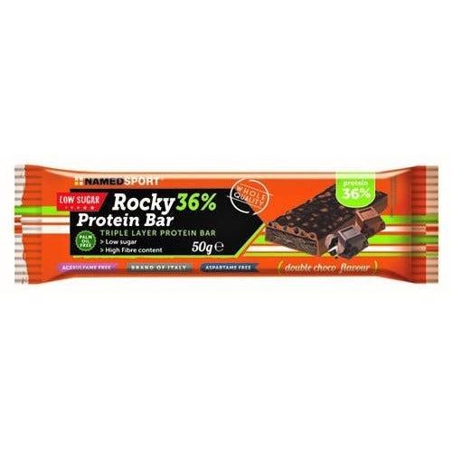 Named Sport Rocky 36% Protein Bar Double Choco Barretta 50g