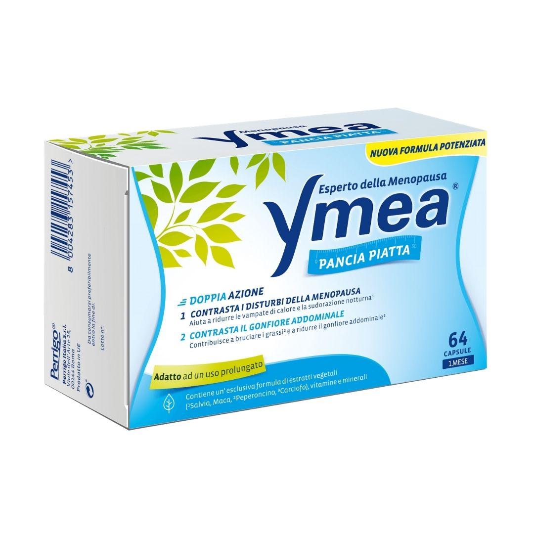 Ymea Pancia Piatta Integratore Menopausa per il Gonfiore Addominale 64 Capsule