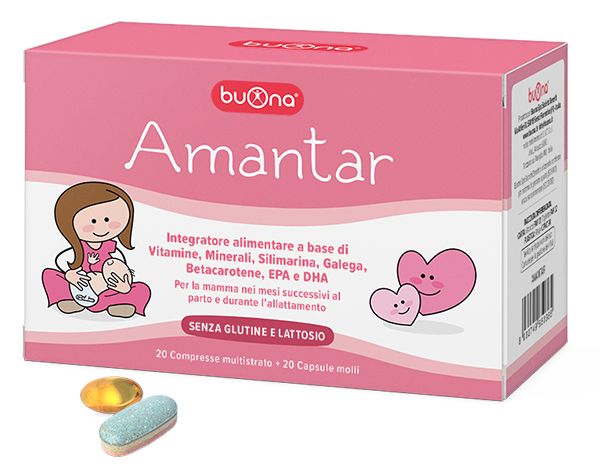 Amantar Integratore Per Neo Mamma E Durante L'Allatamento 20cpr+20cps
