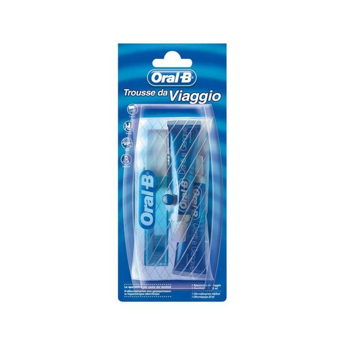 Oral-B Trousse da Viaggio 1 Spazzolino + 2 Dentifrici 15 ml