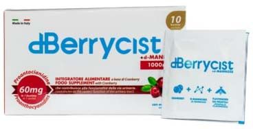 DBerryCist Integratore per Benessere delle Vie Urinarie 10 Bustine
