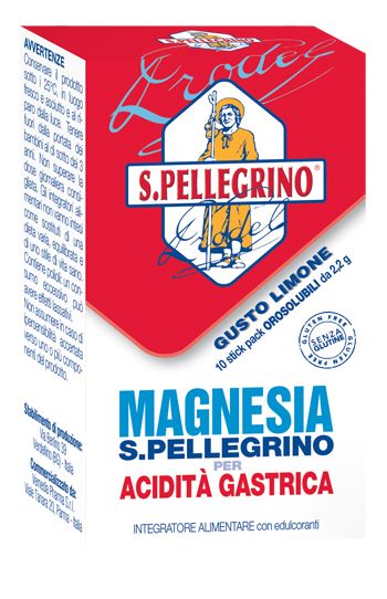 Vemedia Pharma Magnesia S Pellegrino Acidita' Gastrica 10 Bustine