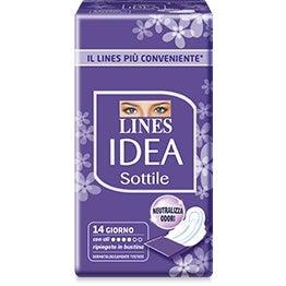 Lines Idea Assorbenti Sottili Ripiegati Con Ali 14 Pezzi
