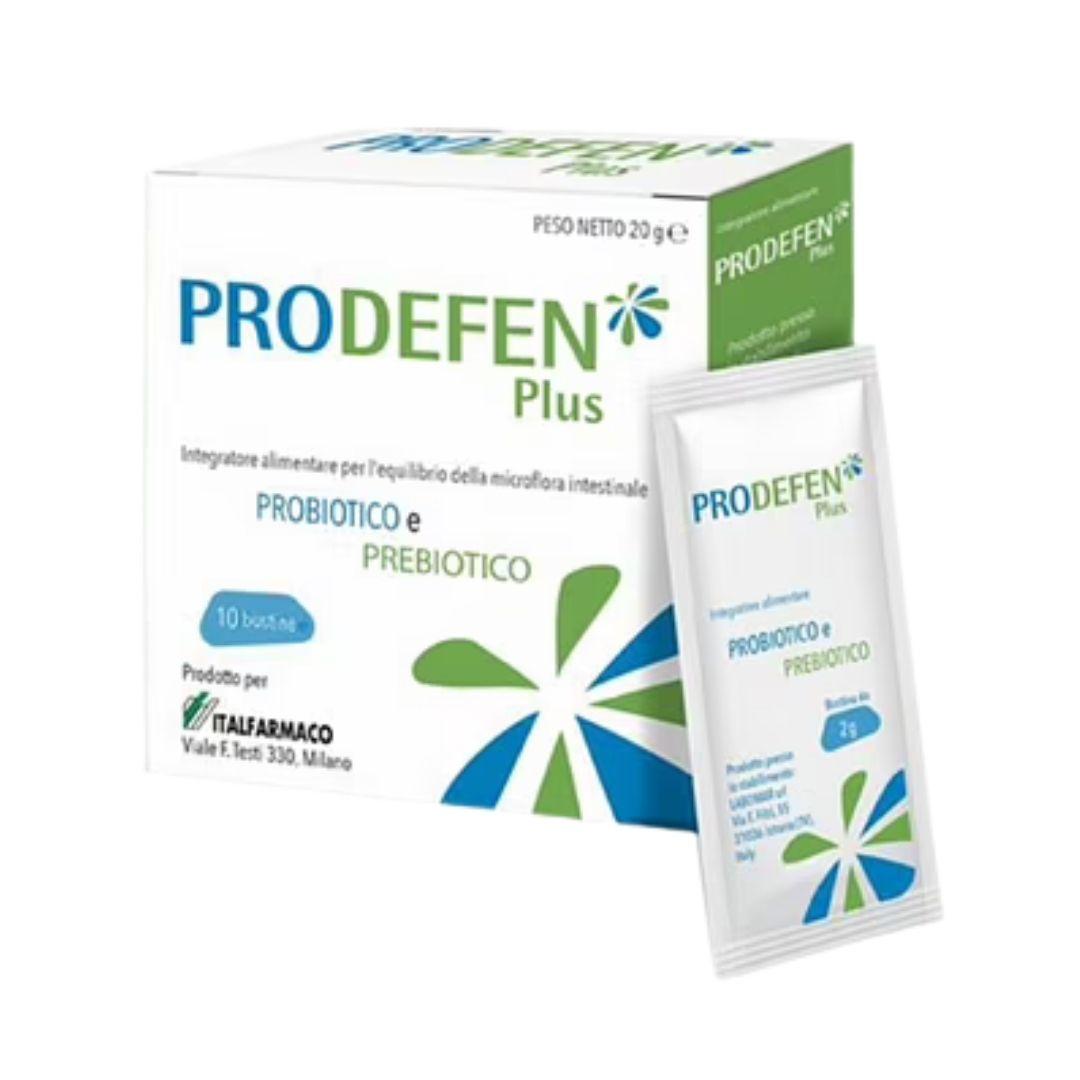 Prodefen Plus Integratore Per Equilibrare La Microflora intestinale 10 Bustine