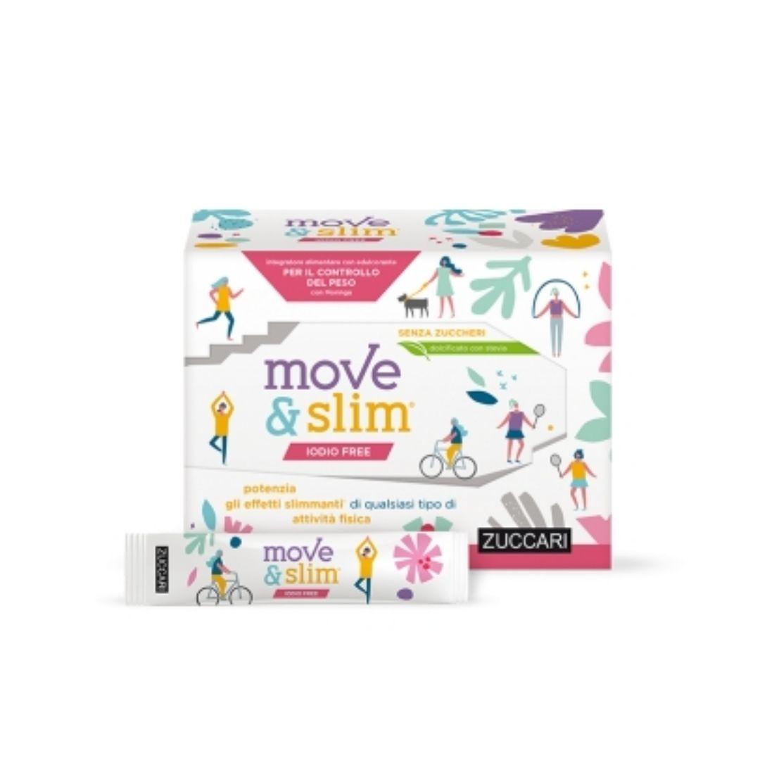 Zuccari Move&slim Iodio Free Sciroppo Integratore Dimagrante 25 Stickpack