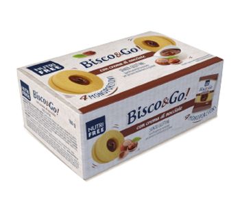Nutrifree BiscoeGo Crema Nocciola Senza Glutine 4x40 g