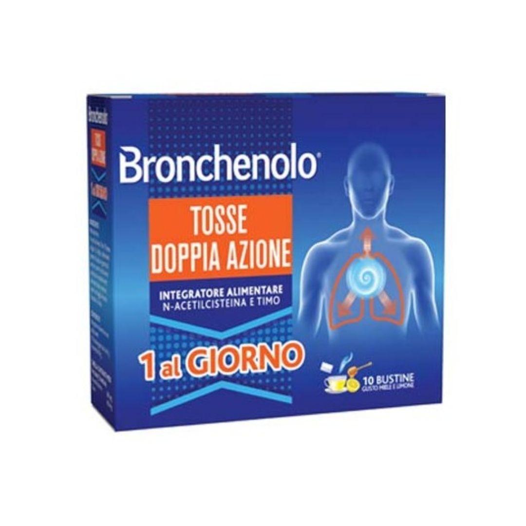 Bronchenolo Tosse Doppia Azione Gusto Miele E Limone 10 Bustine
