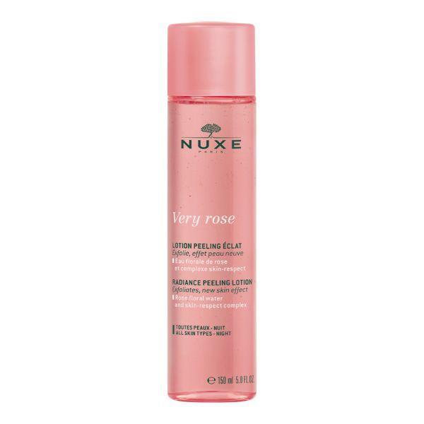 Nuxe Very Rose Lozione Peeling LuminositĂ Tutti i Tipi di Pelle 150 ml