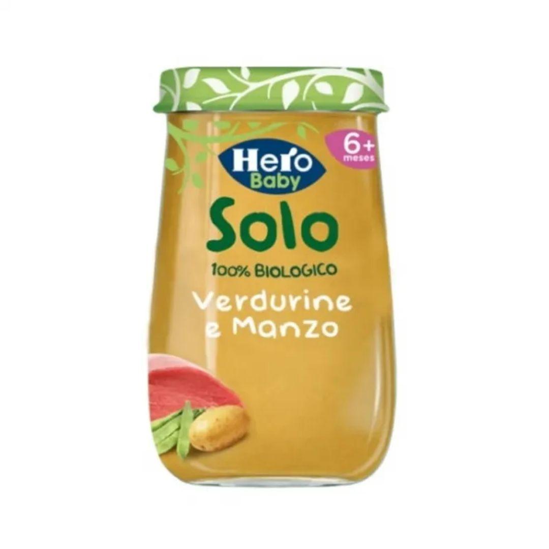 Hero Solo 100% Biologico Verdurine e Manzo 120 gr