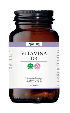 Vitamina D3 Integratore Naturale 30 Capsule