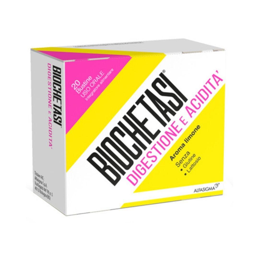Biochetasi Digestione E Acidita' 20 Buste Granulato Aroma Limone
