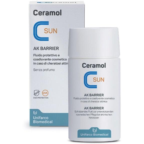 Ceramol Sun Ak Barrier Fluido Protettivo Senza Profumo 50 ml