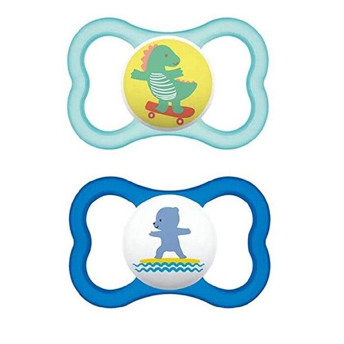 Mam Air Succhietti Caucciu Naturale Maschio 2 Pezzi 16 Mesi+