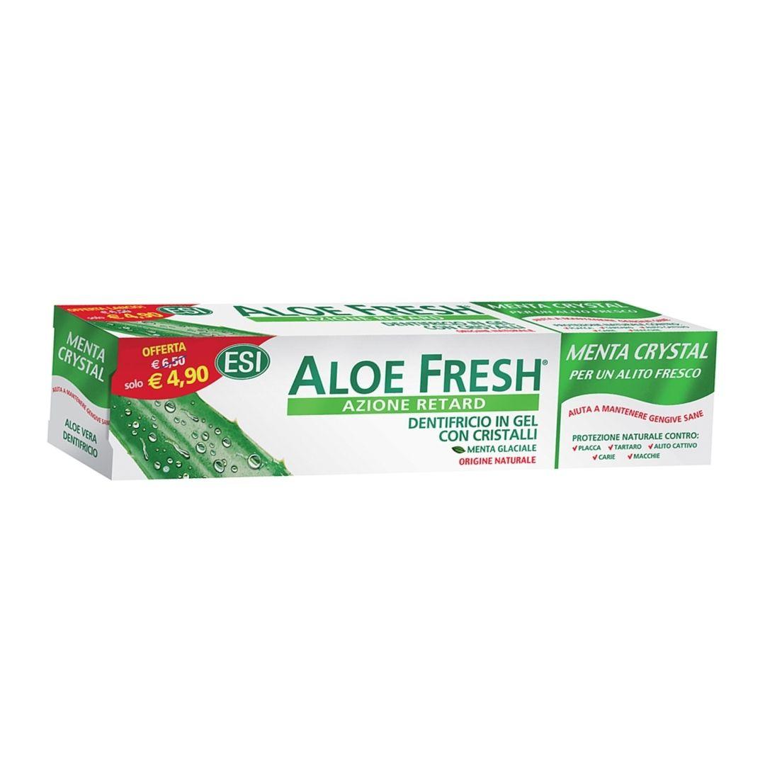 Esi Aloe Fresh Menta Crystal Dentifricio Naturale in Cristalli 100 ml