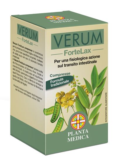 Verum Fortelax Integratore per il Transito Intestinale 80 Compresse
