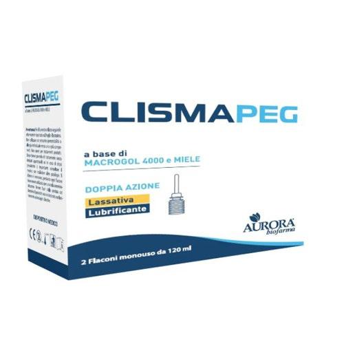 ClismaPeg 2 Flaconi Monouso Da 120ml