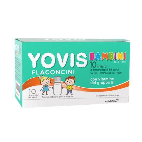 Yovis Bambini Fragola Integratore 10 Flaconcini X 10 ml