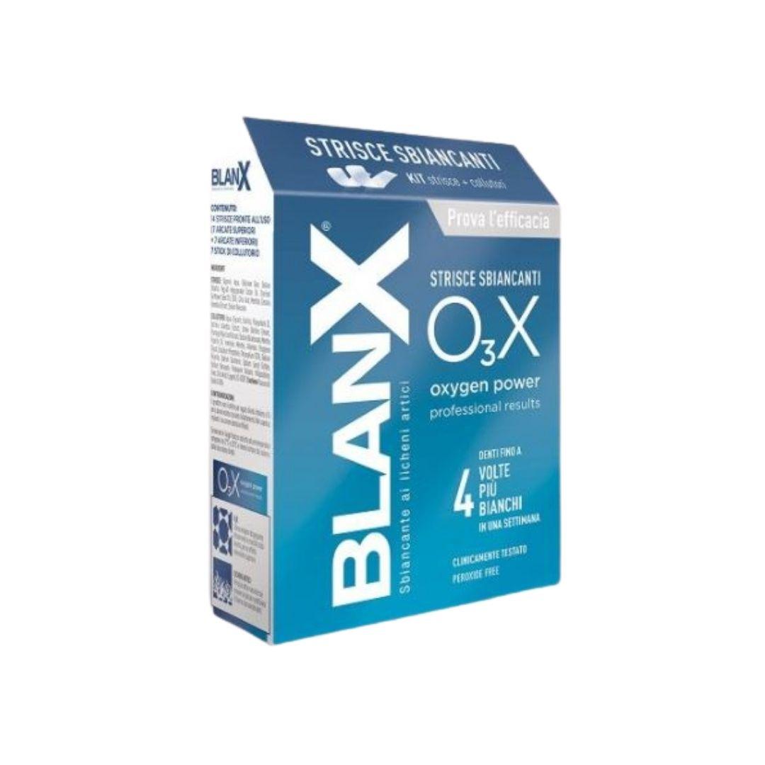 Blanx O3x Oxygen Power Strisce Sbiancanti e Antimacchia 14 Pezzi