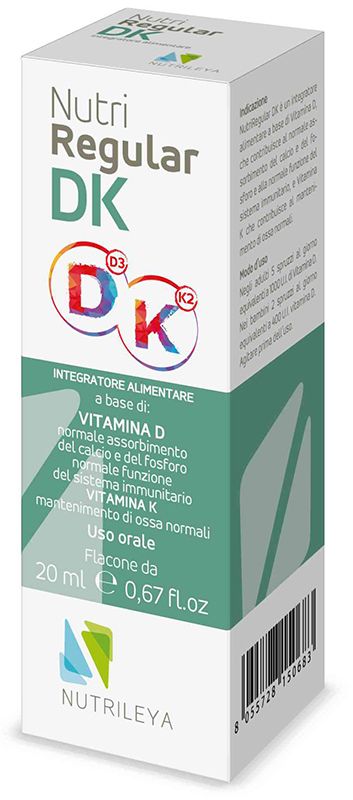 NutriRegular DK Integratore di Vitamine D e K 20 ml