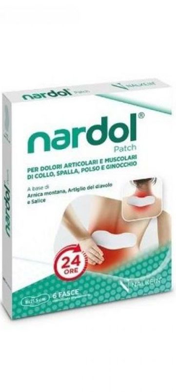 Nardol Patch 6 Fasce Autoriscaldanti per Dolori Muscolari e Articolari