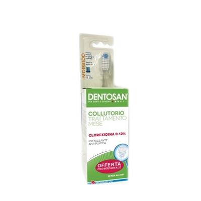 Dentosan Bipack Collutorio 0,12% 200 ml + Spazzolino Tech Morbido