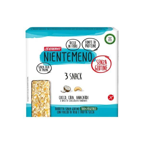 Enervit Nientemeno Barretta Cocco Chia e Anacardi 3x21g