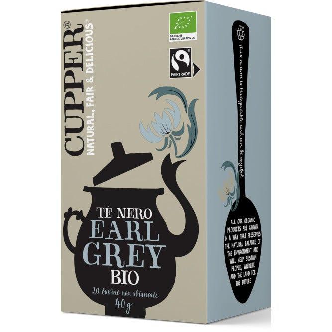 Cupper Early Grey Te Nero 20 Bustine 40g