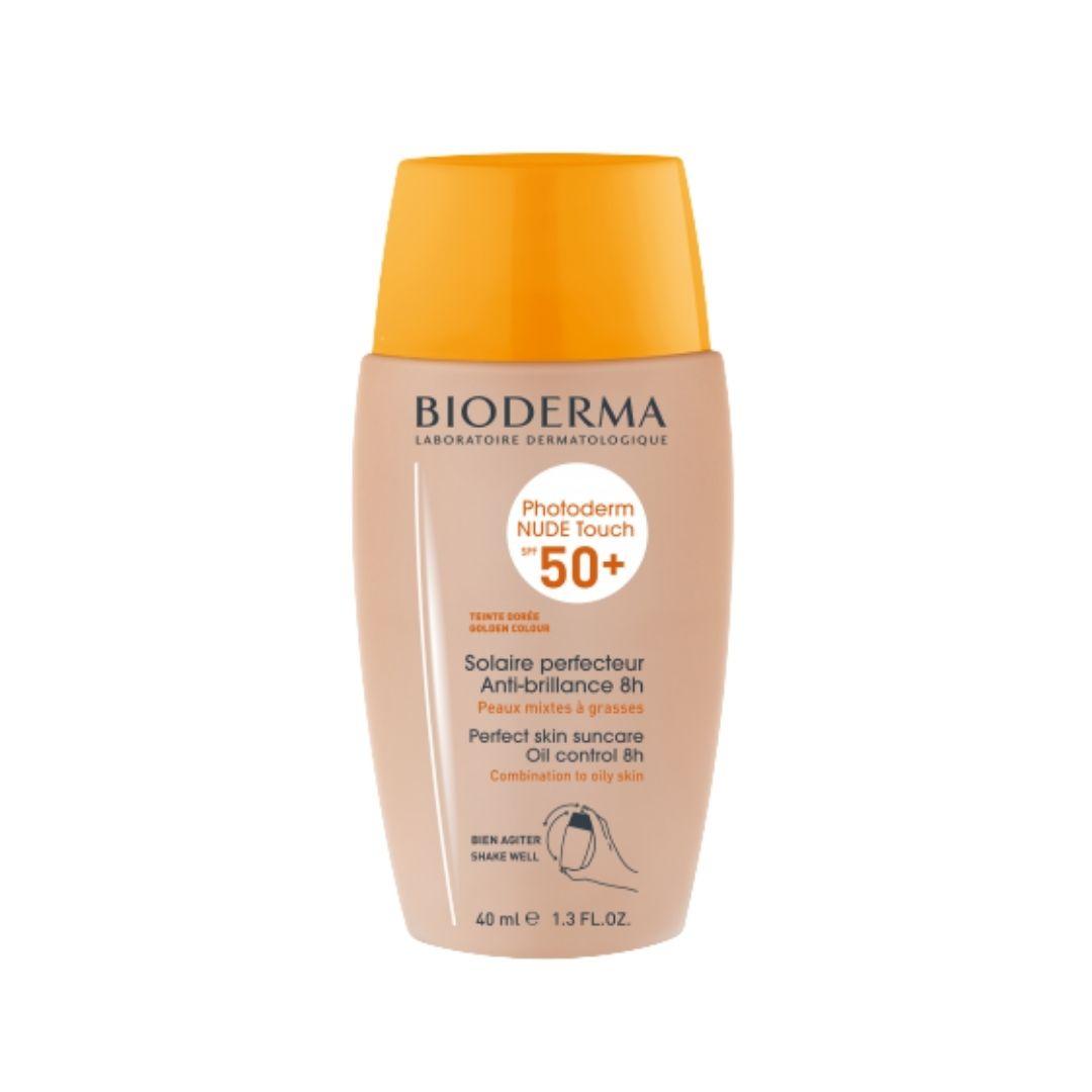 Bioderma Photoderm Nude Touch DorĆØe SPF50+ Solare Per Pelli Miste e Grasse 40 ml