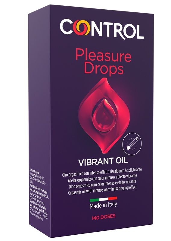 Control Vibrant Oil Pleasure Lubrificante Intimo