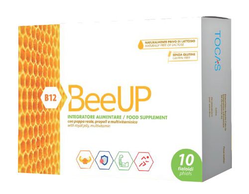 Beeup Integratore con Pappa Reale e Propoli 10 Flaconcini