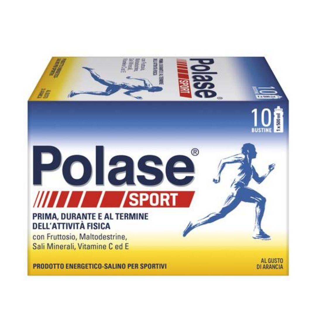 Polase Sport Integratore Energetico Salino per Sportivi Gusto Arancia 10 Bustine
