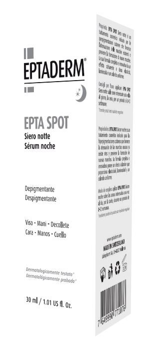Epta Spot Notte Siero Viso Depigmentante Anti-Macchie 30ml