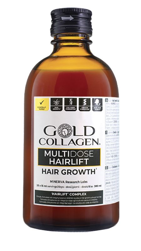 Gold Collagen Hairlift Integratore per Favorire la Crescita dei Capelli 300 ml