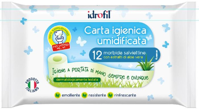 Carta Igienica Biodegradabile in Confezione da 12 Pz per un Igiene Sostenibile