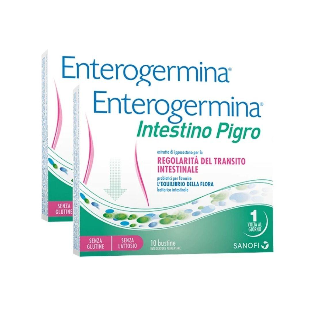 Enterogermina Intestino Pigro Integratore Regolarità Intestinale 10+10 Bustine