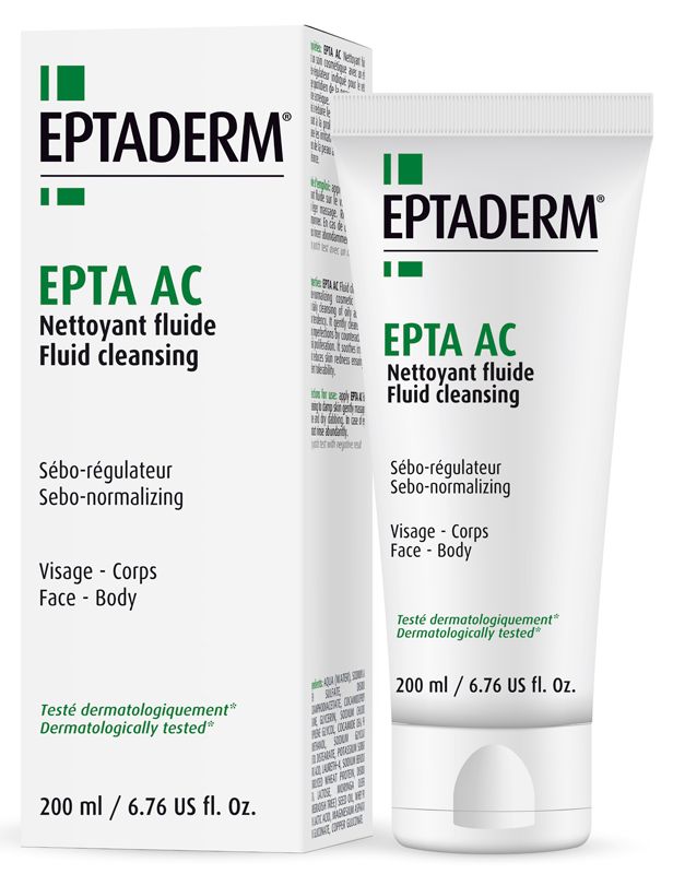 Epta AC Detergente Fluido Idratante per Pelle Sensibile 200ml
