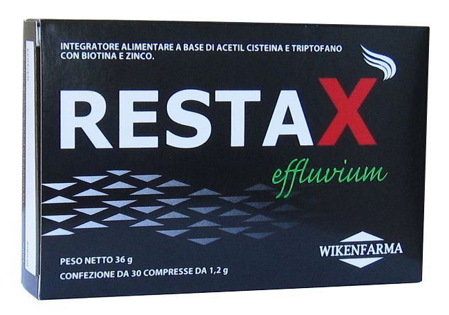 Restax Effluvium Integratore per Capelli Pelle e Unghie 30 compresse
