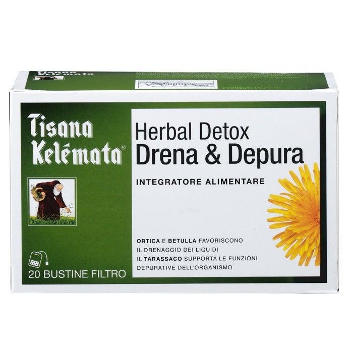 Tisana Kelemata Herbal Detox Drena & Depura 20 Bustine Filtro