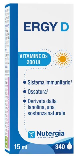 Ergy D Integratore di Vitamina D3 15 ml